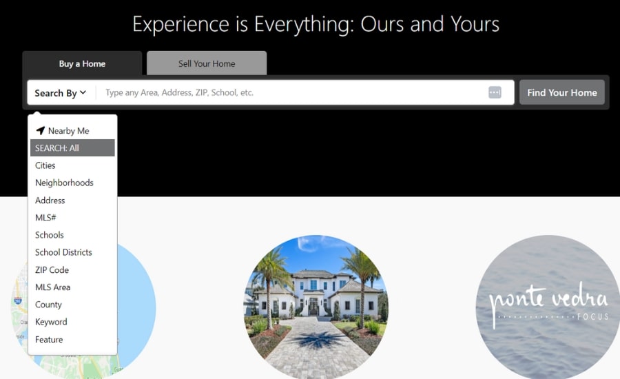 snapshot of how to search the mls